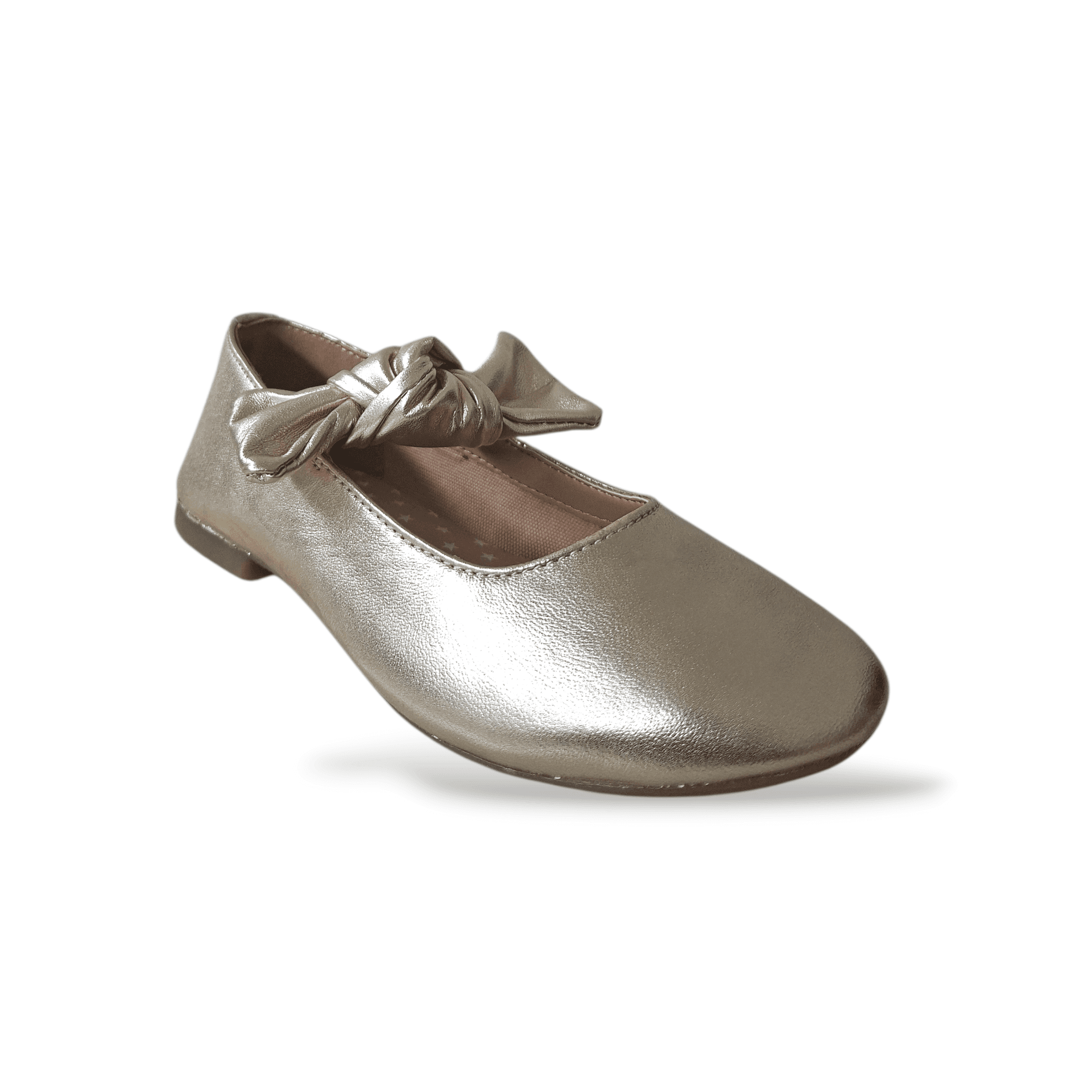 Ballerine bambina Gioseppo Errol platino pelle velcro maxi fiocco eleganti in Ballerine Scarpetteria Gica - Trani, commercioVirtuoso.it