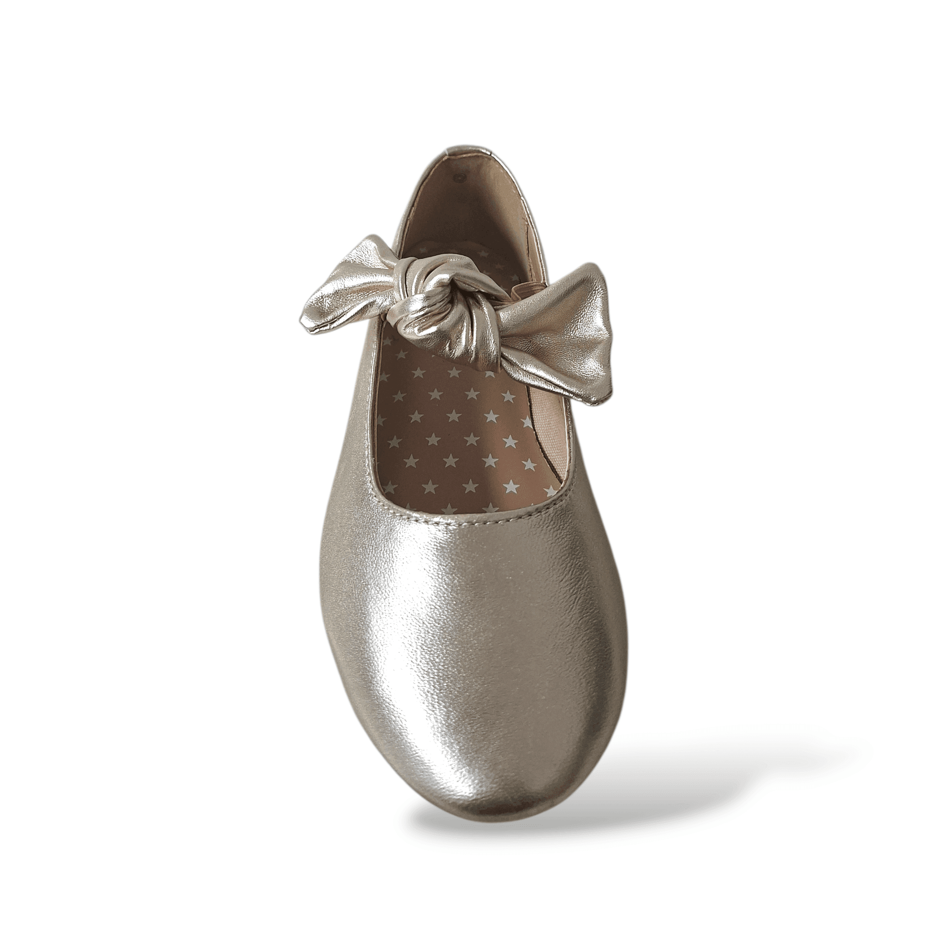 Ballerine bambina Gioseppo Errol platino pelle velcro maxi fiocco eleganti in Ballerine Scarpetteria Gica - Trani, commercioVirtuoso.it
