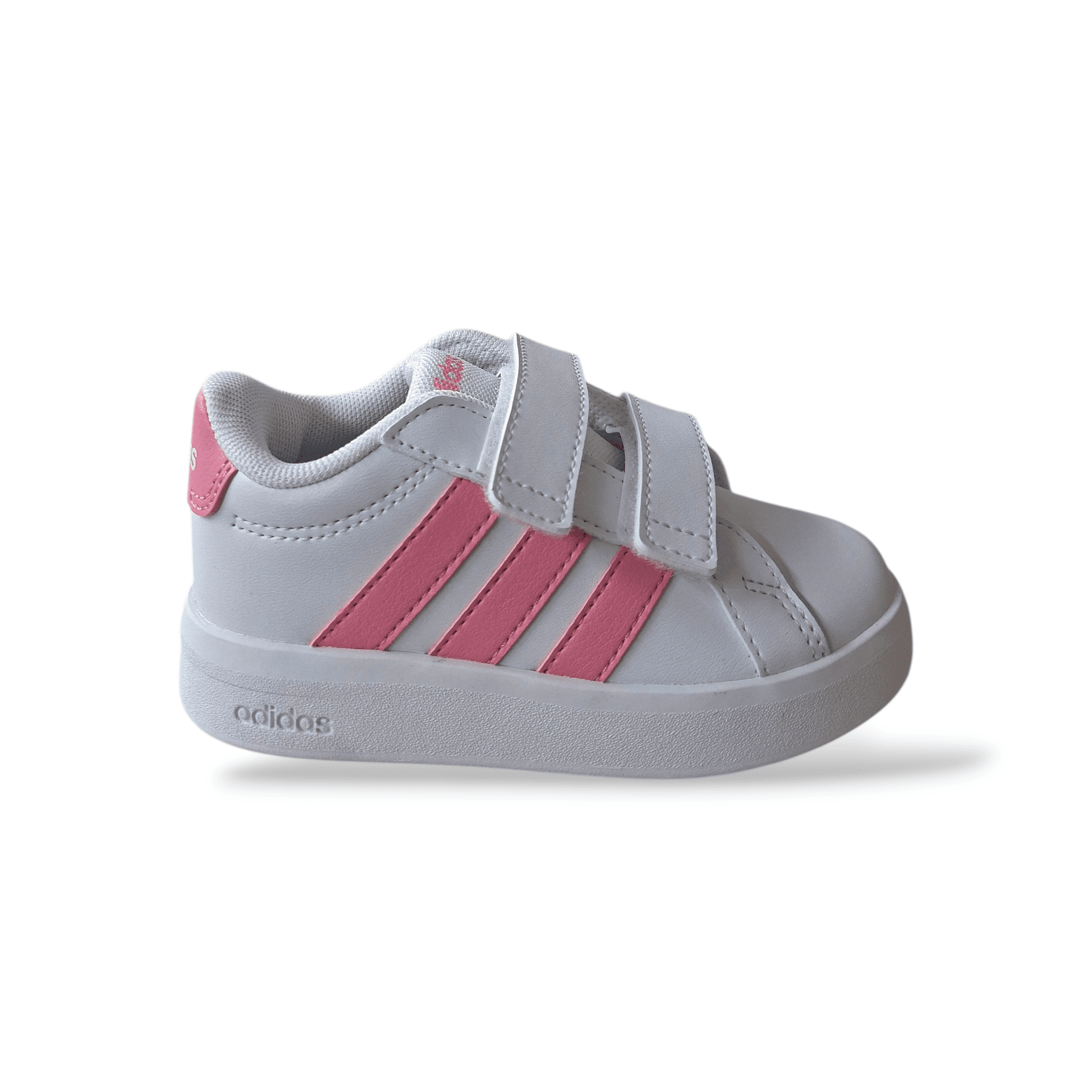 Sneakers bambina Adidas Grand Court bianco rosa sportive - 6