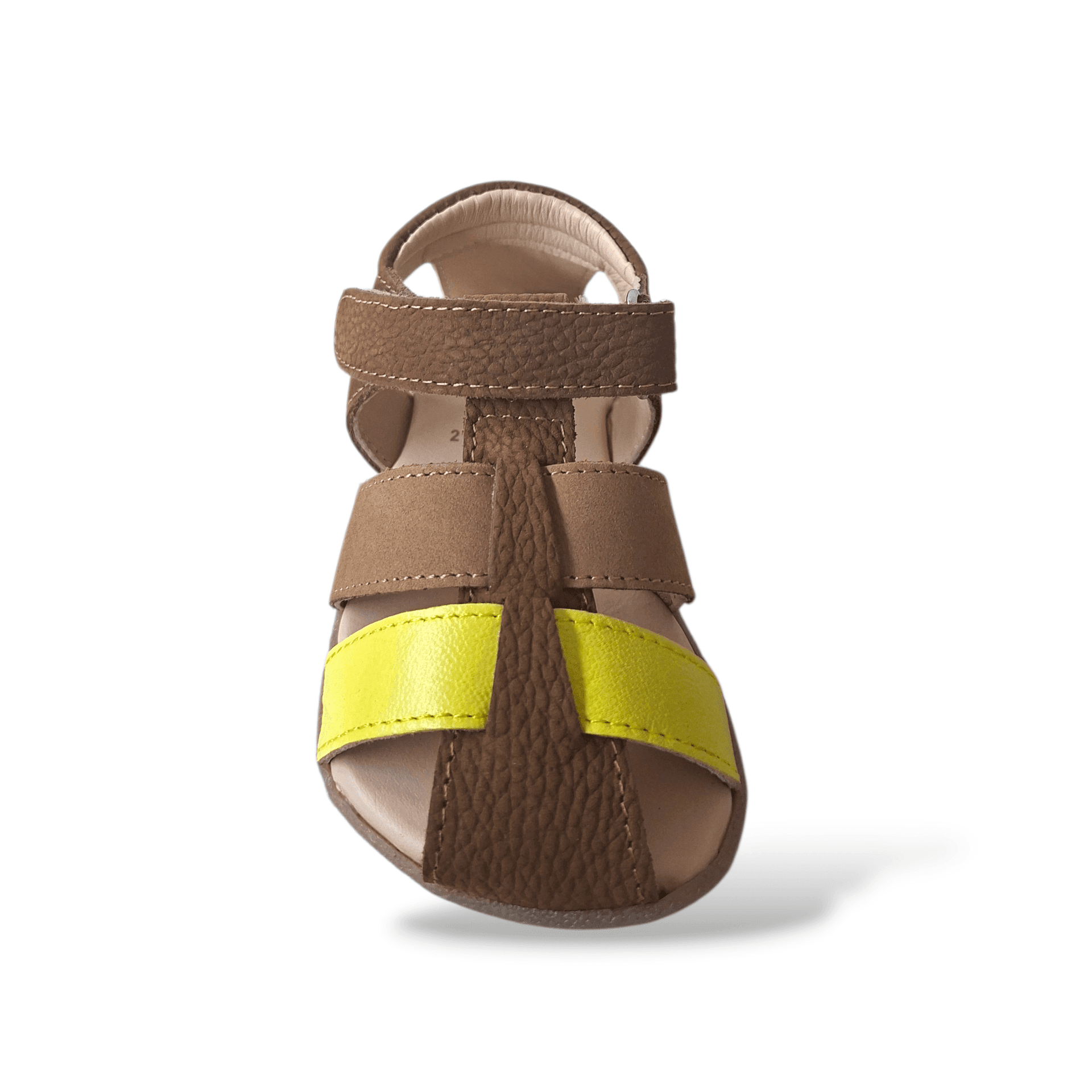 Ragnetto bambino Gioseppo Morley cuoio pelle velcro barefoot primi passi in Ballerine Scarpetteria Gica - Trani, commercioVirtuoso.it