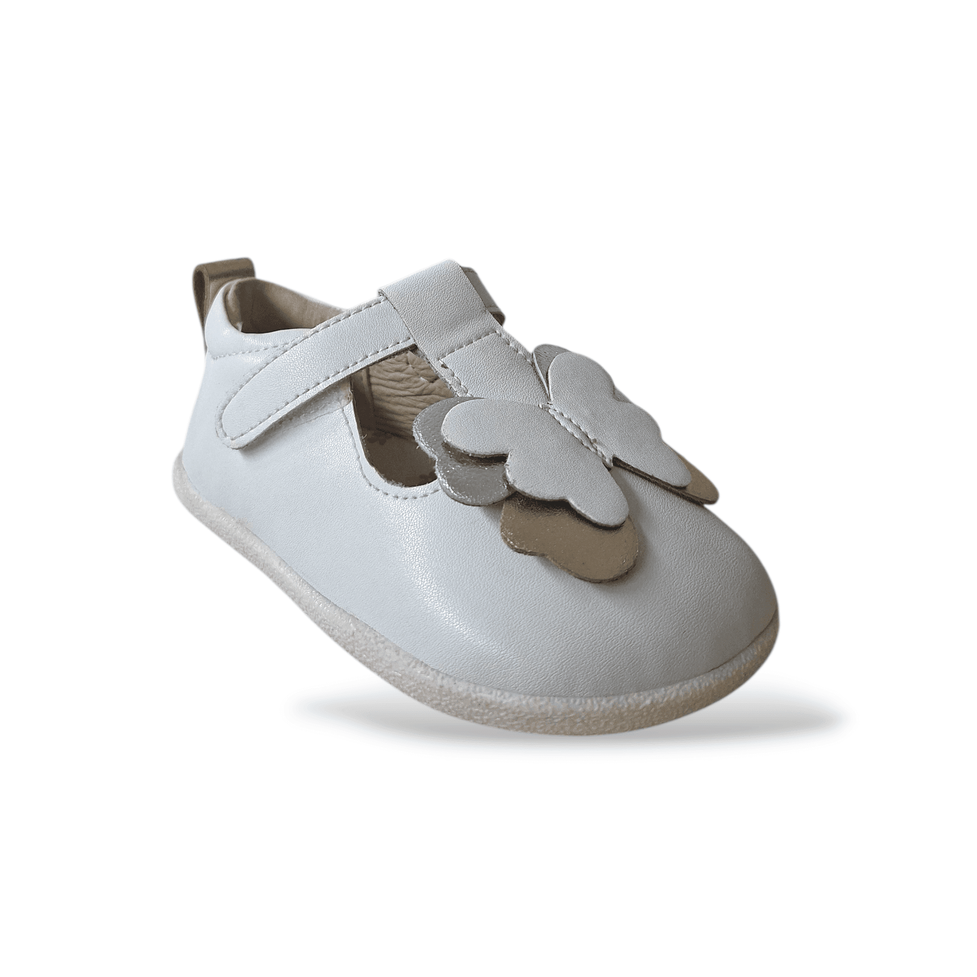 Ballerine bambina Gioseppo Makindu bianco pelle velcro barefoot eleganti in Ballerine Scarpetteria Gica - Trani, commercioVirtuoso.it