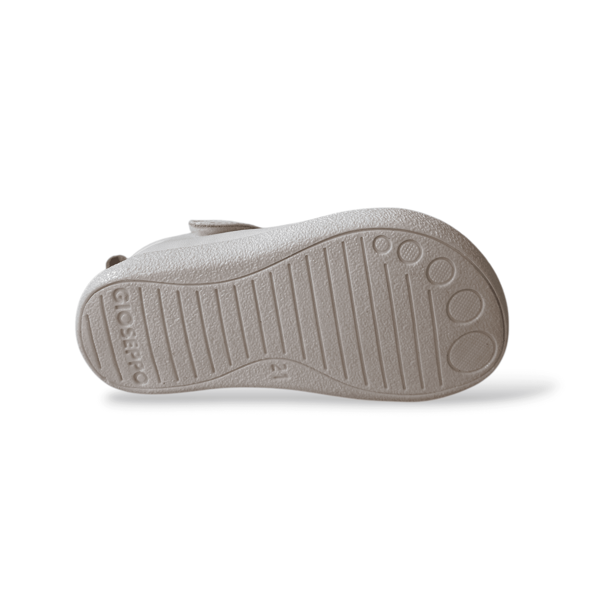 Ballerine Barefoot Bambina Gioseppo Makindu | Pelle Bianco Argento Platino Velcro Eleganti Primi Passi - 5