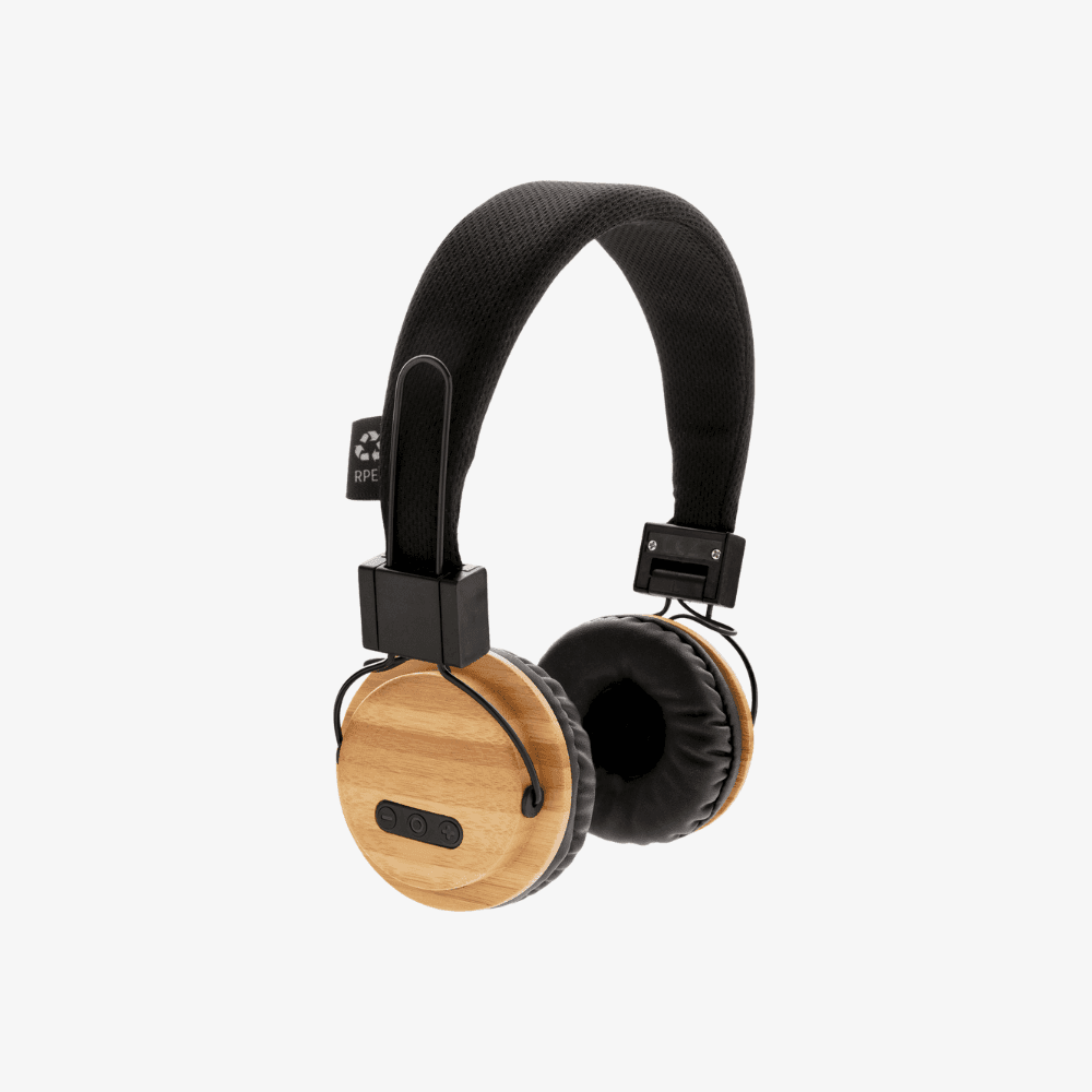 Headphone XD Connects Cuffie Wireless Bambù Brown - 8