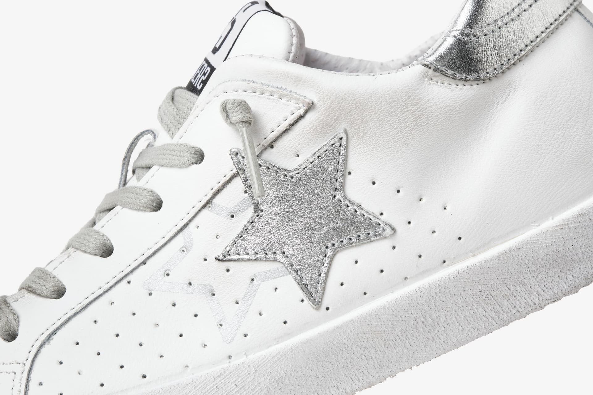 2Star sneakers donna Prime star bianco argento 2SD5103 064 - 4