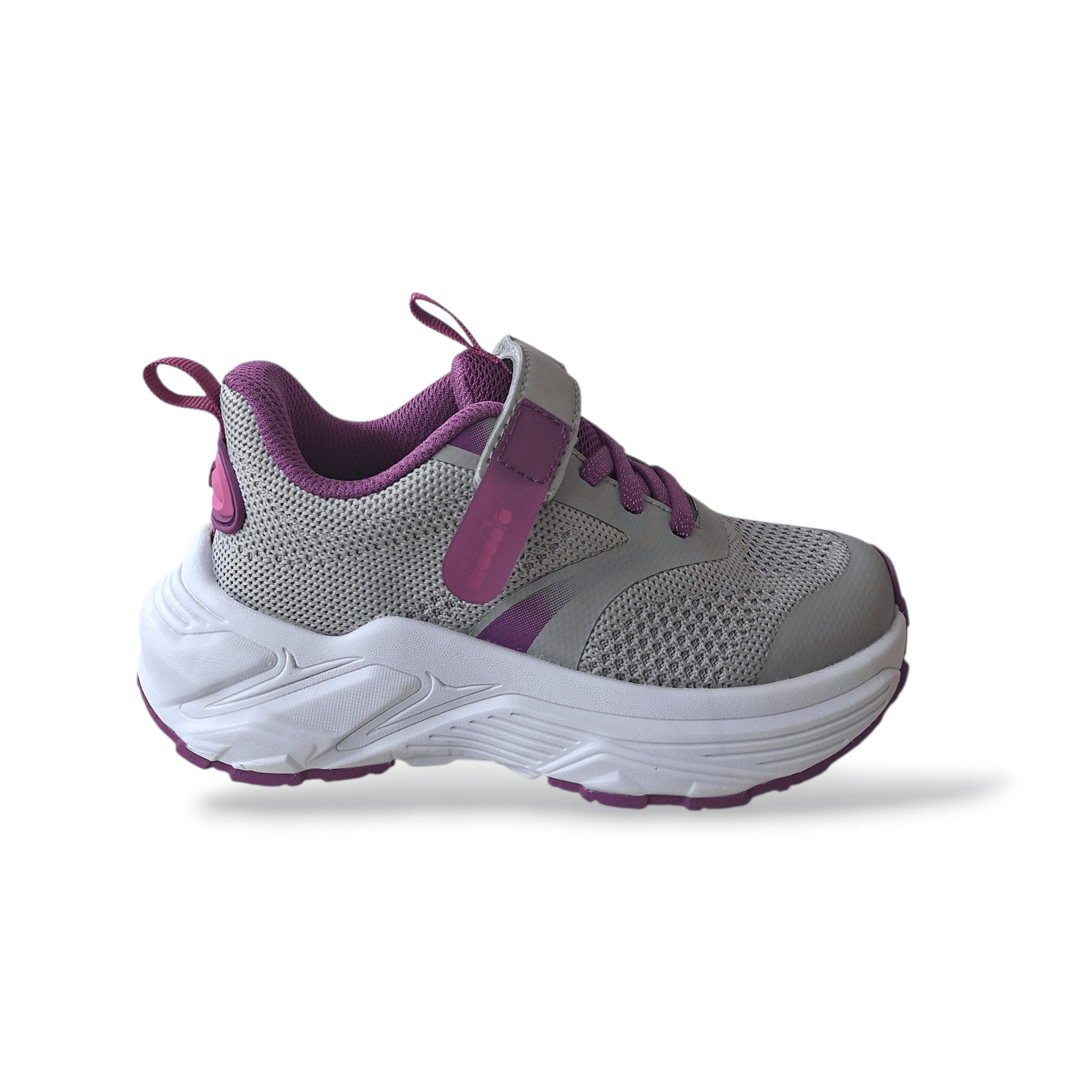 Diadora Snipe 4 Jr 101.183087 – Sneakers Bambina Grigio Fucsia | Velcro e Laccio Elastico | Taglie 29-38 - 6