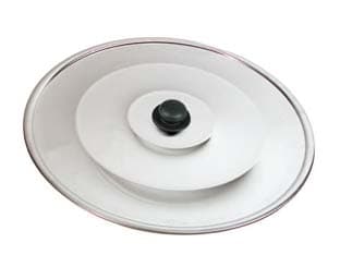 Coperchio in Alluminio con Pomolo per Caldare Ø 40 mm cm Leggero - 4