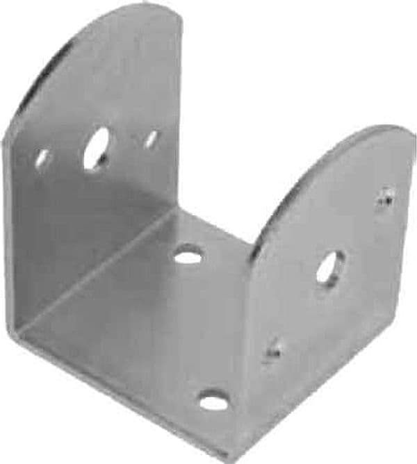Piastra ad U per Travi Inclinate 80 x 85 x 80 mm - 2