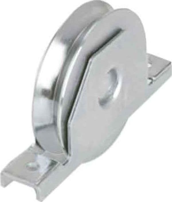 Ruota con Supporto Interno per Cancelli Gola Y 140 mm - 2