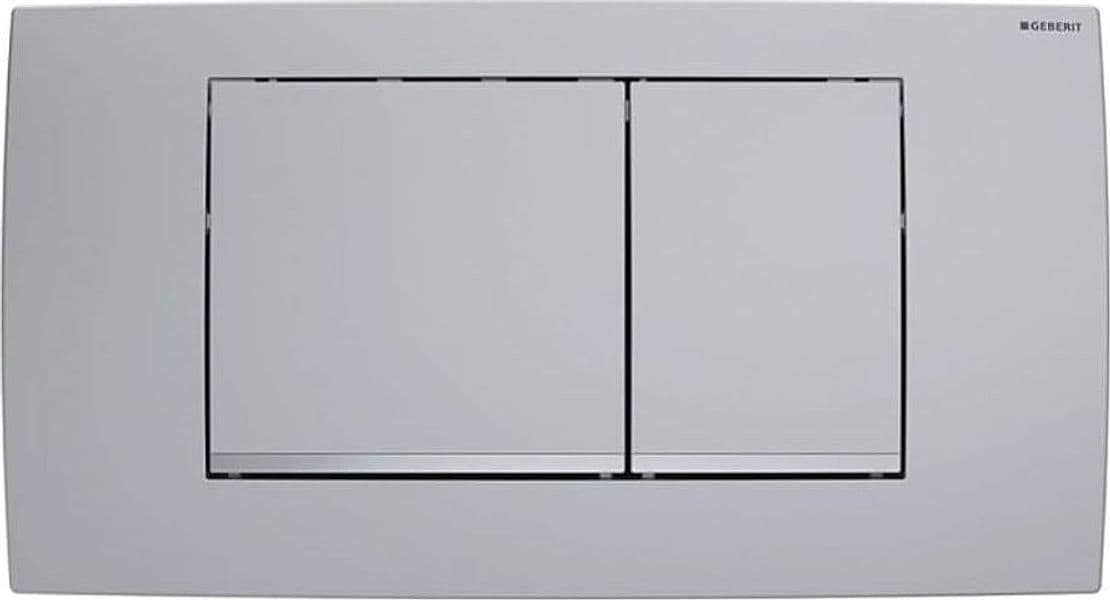 Placca di Comando Twin LINE30 Doppio Tasto Cromo Opaco Geberit 115.899.JQ.1 - 5