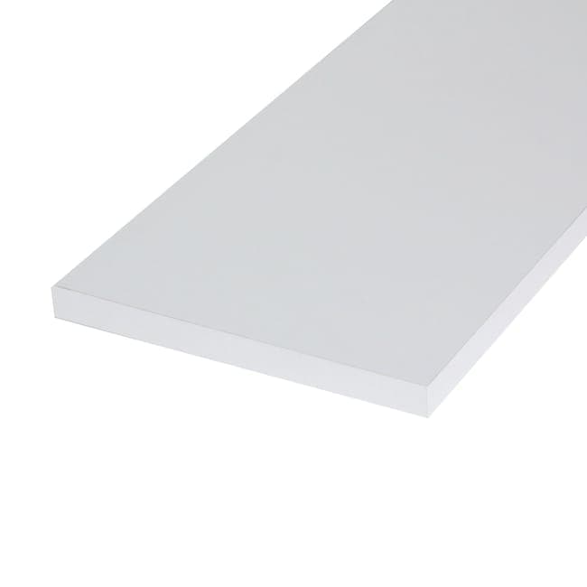 Mensola Rettangolare Ecopan 60 x 30 cm Spessore 1,8 cm in Melaminico Bianco - 4