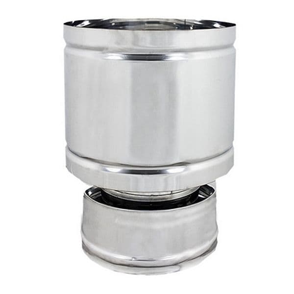 Terminale Antivento a Botte Acciaio INOX Dk Ø 250 x 300 - 3