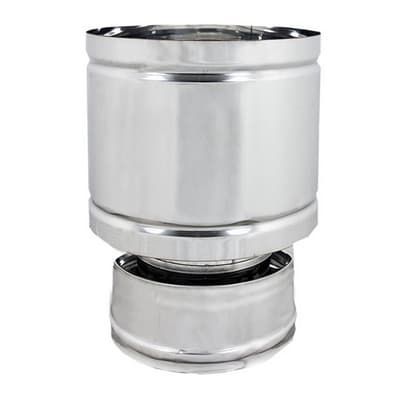 Terminale Antivento a Botte Acciaio INOX Dk Ø 250 x 300 - 3