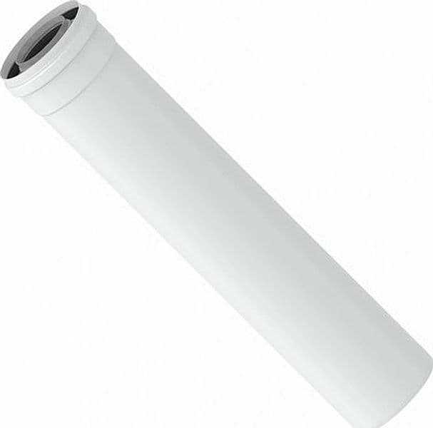 Prolunga DN 60 x 100 (Coassiale) Stabi Lungh 500 mm - 2