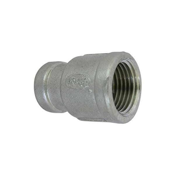 Manicotto di Riduzione FF Acciaio INOX Ikaro 1 x 3/4 - 2