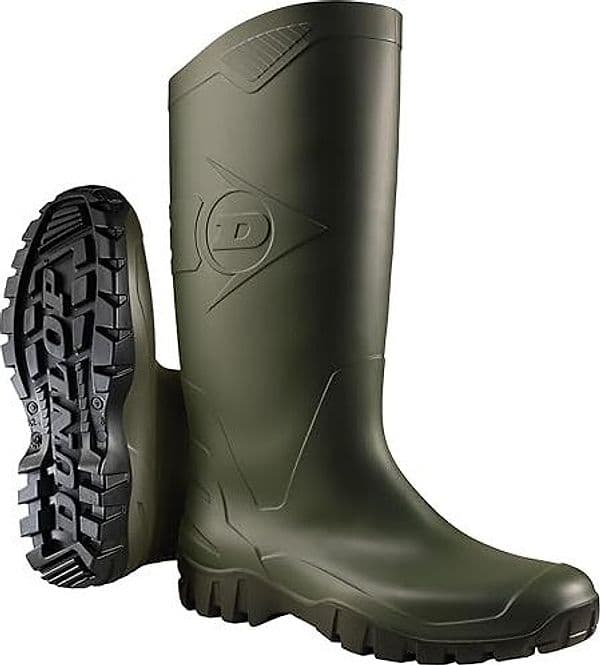 Stivale PVC Tronchetto Dane Dunlop Verde 46 - 7