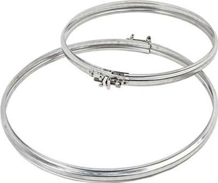 Fascetta Bloccaggio Tubo Acciaio Inox AISI 304 10 cm 10 Pezzi - 2
