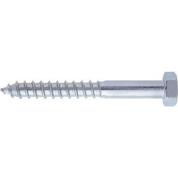 Vite Tirafondo Te Zincata 6 x 40 mm 100 Pezzi