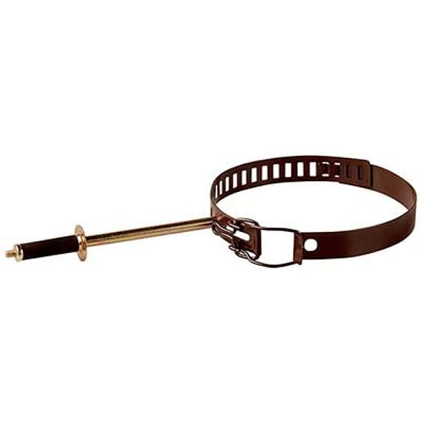Collare Reggitubo Classic Marrone 15 con Tassello 10 cm 10 Pezzi - 2