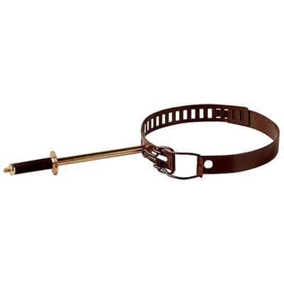 Collare Reggitubo Classic Marrone 15 con Tassello 10 cm 10 Pezzi - 2