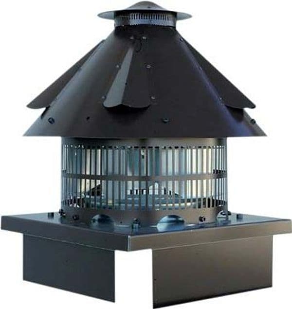 Aspiratore Elettrico Canna Fumaria Acciaio Testa Moro Volt 230 Watt 180 cm - 2