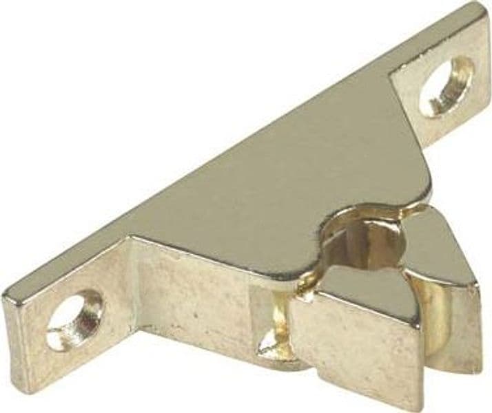 Fermaporta a Pinza Ottone Lucido 60 x 14 mm H 30 mm 10 Pezzi - 2