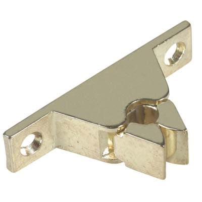 Fermaporta a Pinza Ottone Lucido 60 x 14 mm H 30 mm 10 Pezzi - 2