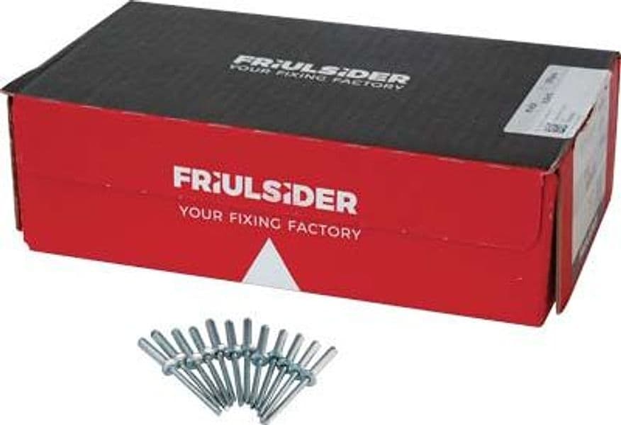 Rivetto a Strappo Alluminio Friulsider 3,4 x 9 mm 1000 Pezzi - 2