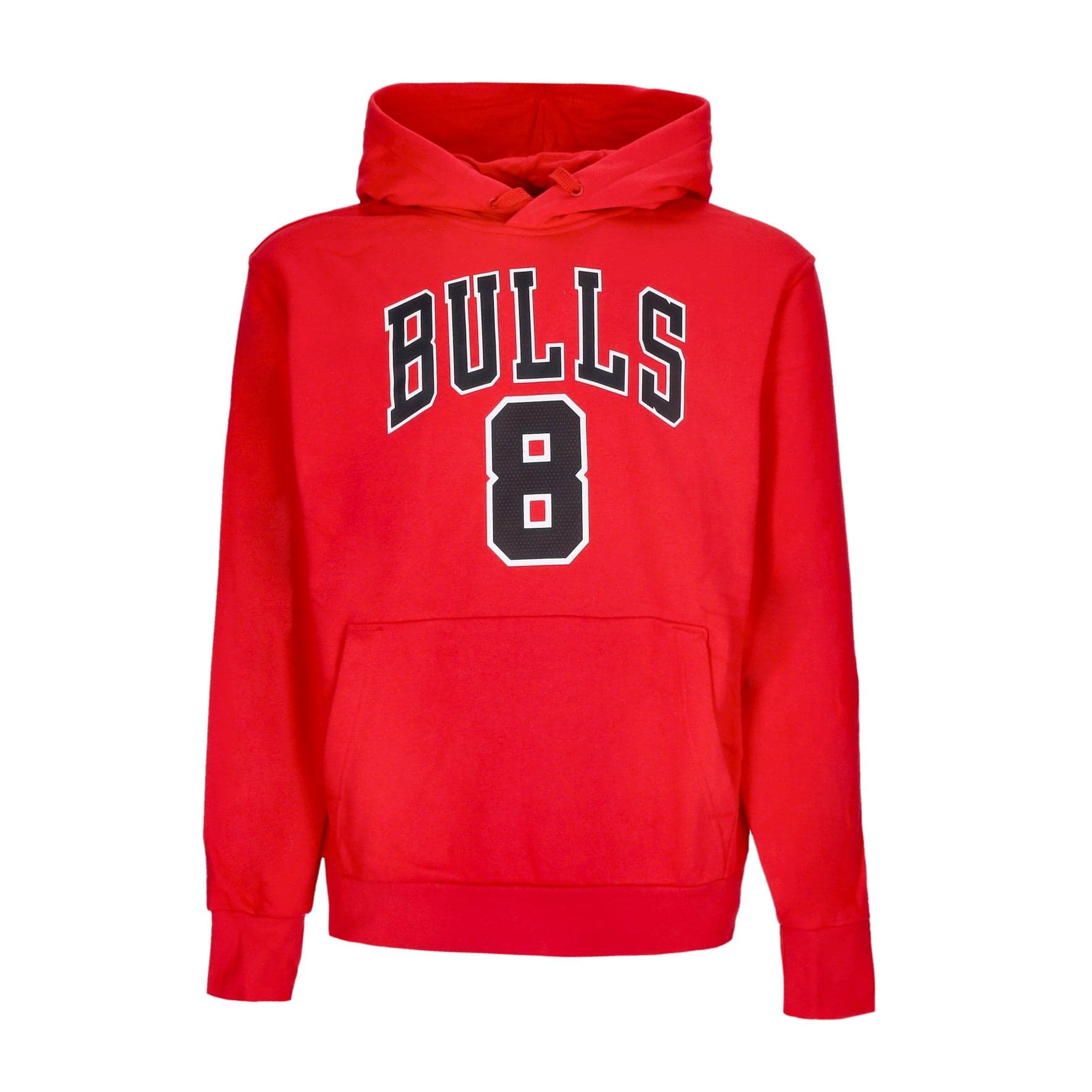 NIKE NBA Felpa Cappuccio Uomo Nba Essential Fleece Hoodie No 8 Zach Lavine Chibul University Red - 4