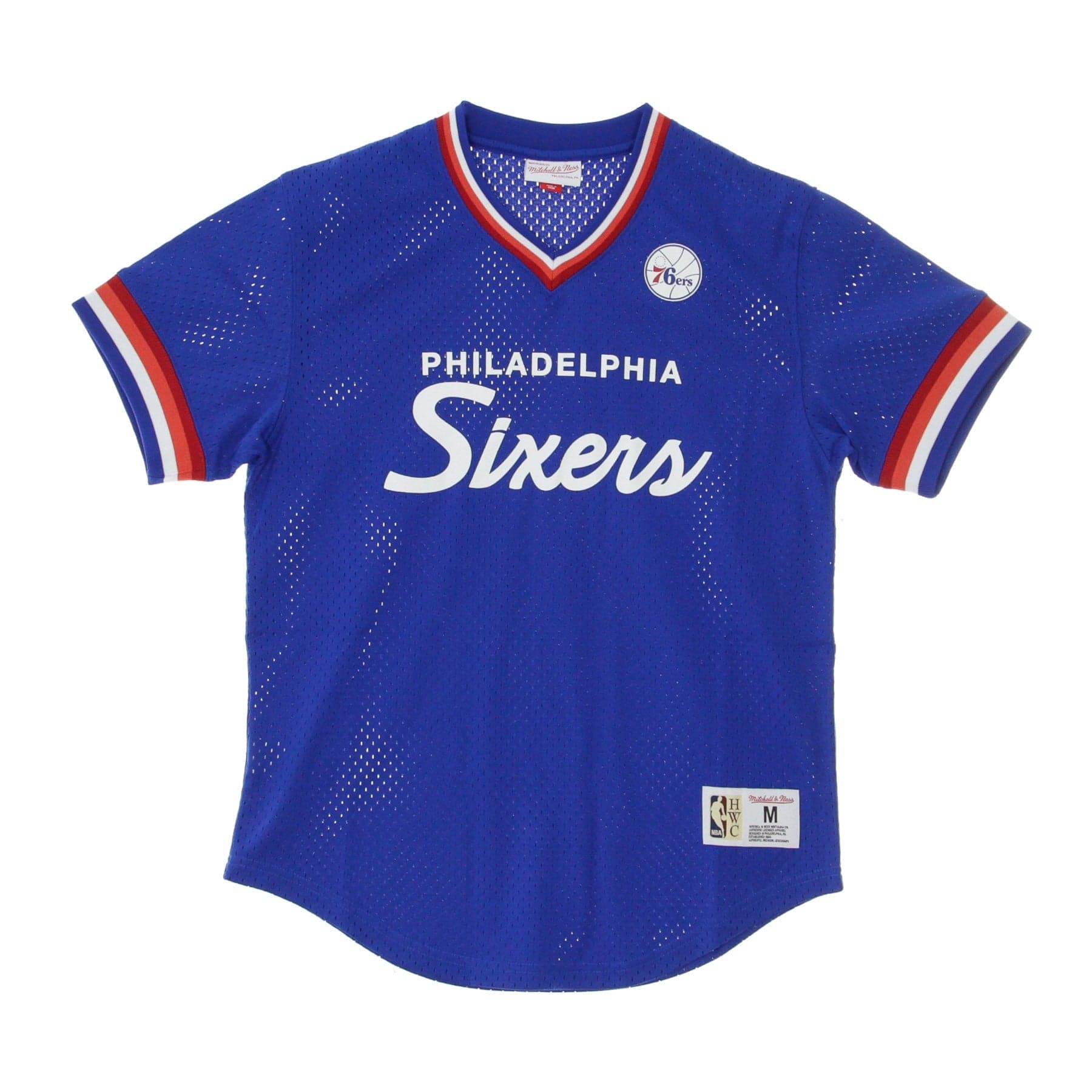 MITCHELL &amp; NESS Casacca Uomo Nba Special Script Mesh V-neck Phi76e Original Team Colors - 4