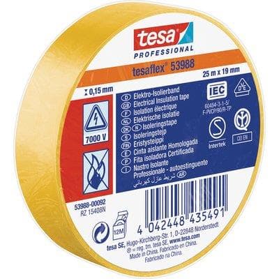 Nastro PVC Isolante Imq Tesa Giallo 25 ml 19 mm 10 Pezzi - 2