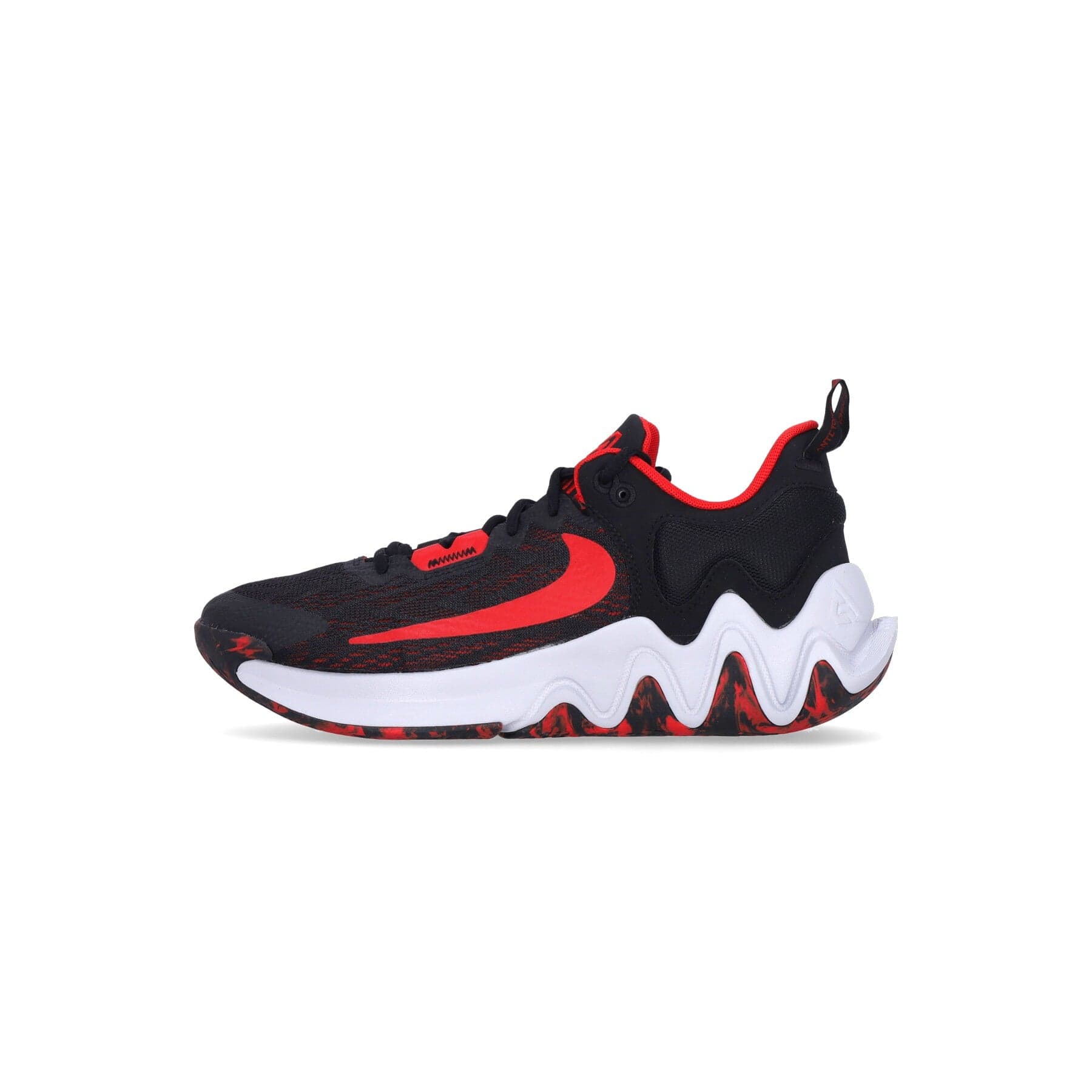 NIKE NBA Scarpa Basket Uomo Giannis Immortality 2 Black/university Red/wolf Grey