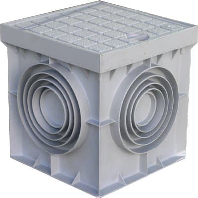 Pozzetto Derivazione con Chiusino Plastica Cm 40X40 - 2