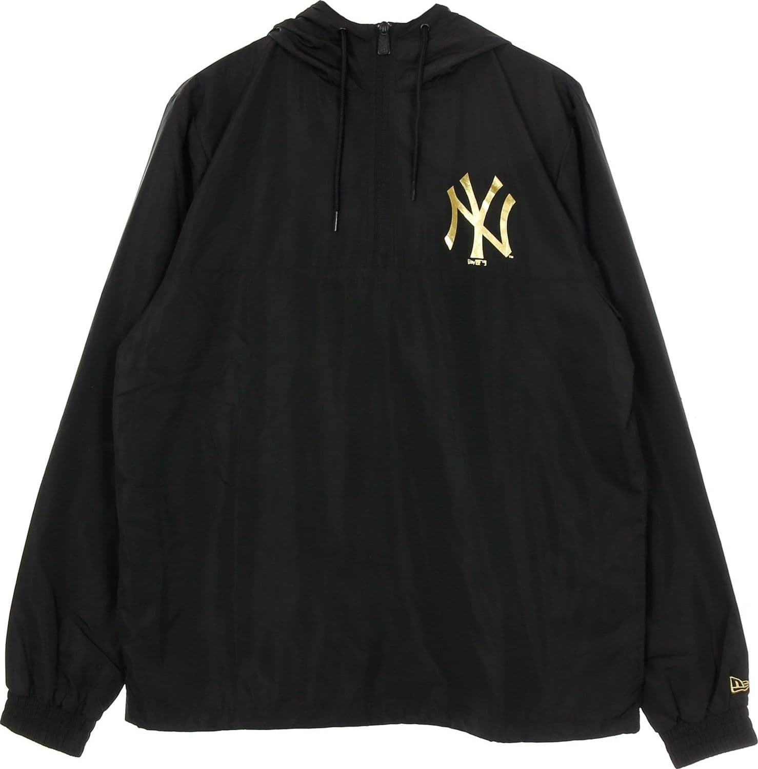 NEW ERA Giacca a Vento Infilabile Uomo Mlb Metallic Windbreaker Neyyan Black - 6