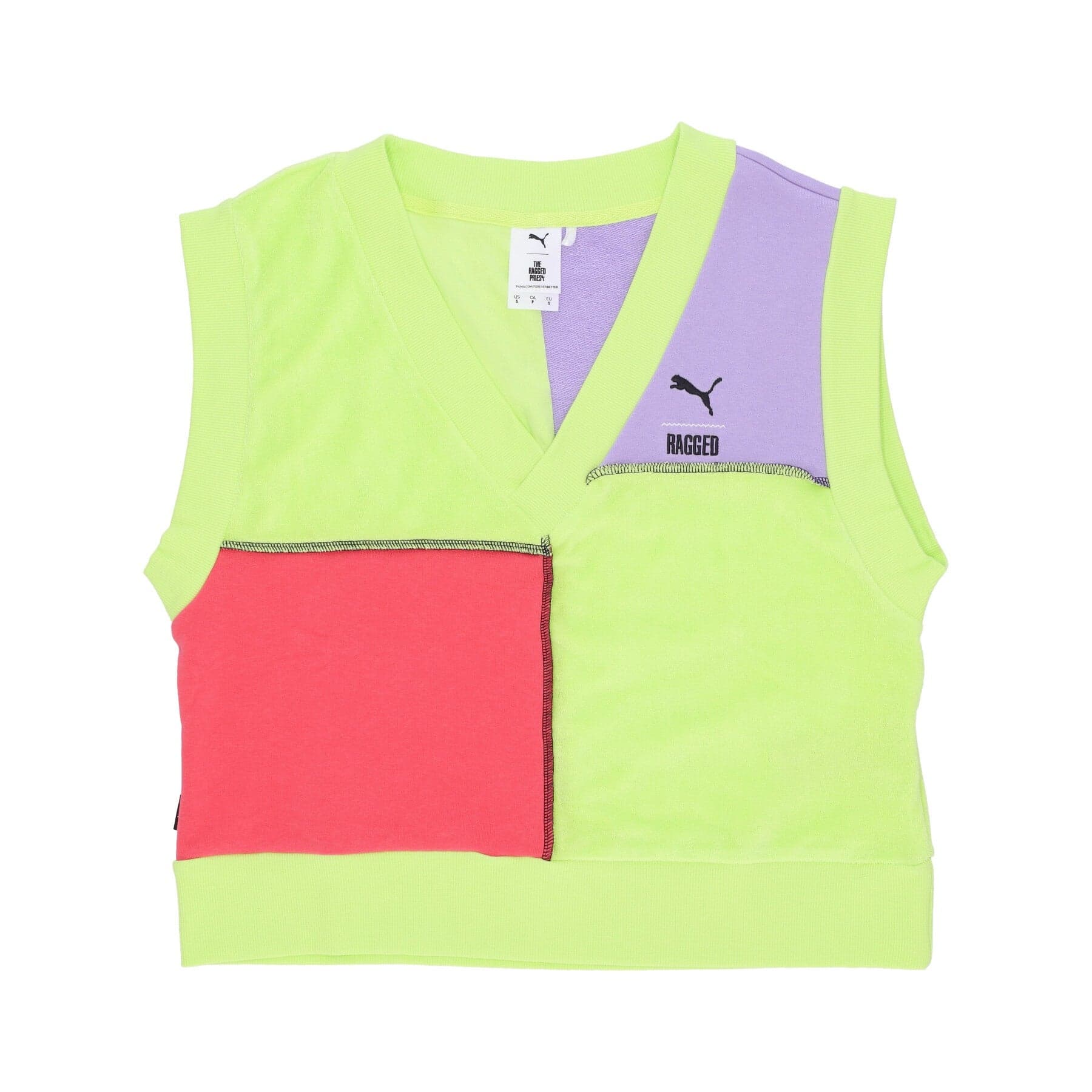 PUMA Pullover Smanicato Donna Vest X the Ragged Priest Lily Pad - 3