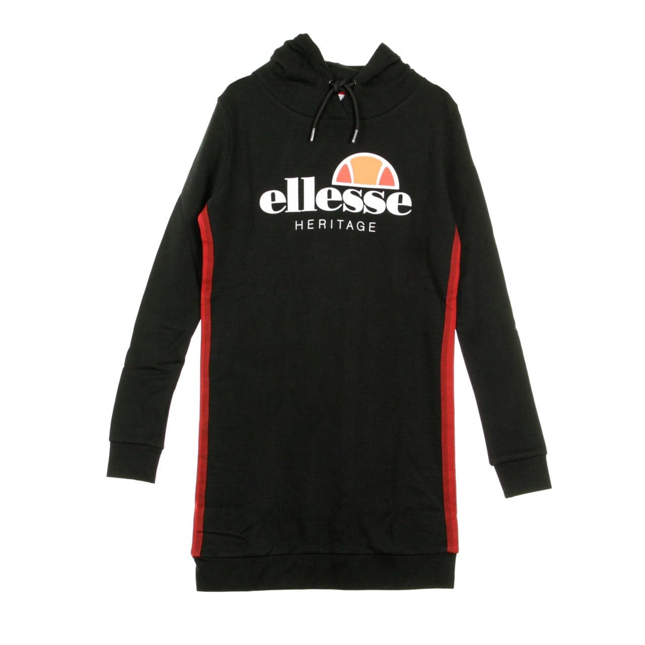 ELLESSE Vestito Donna Hoodie Dress Black - 4