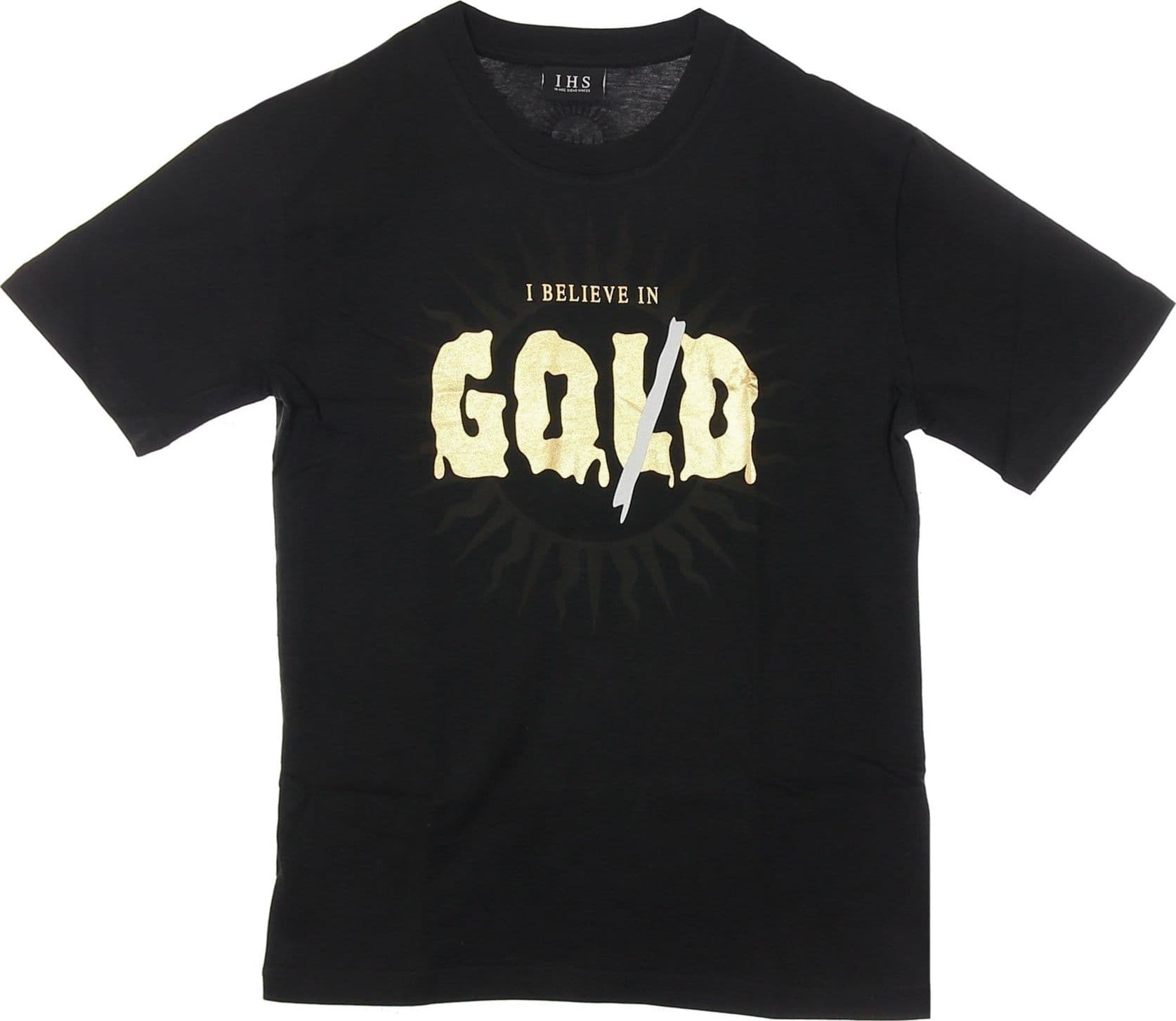 IHS Maglietta Uomo God Gold Tee Black - 5