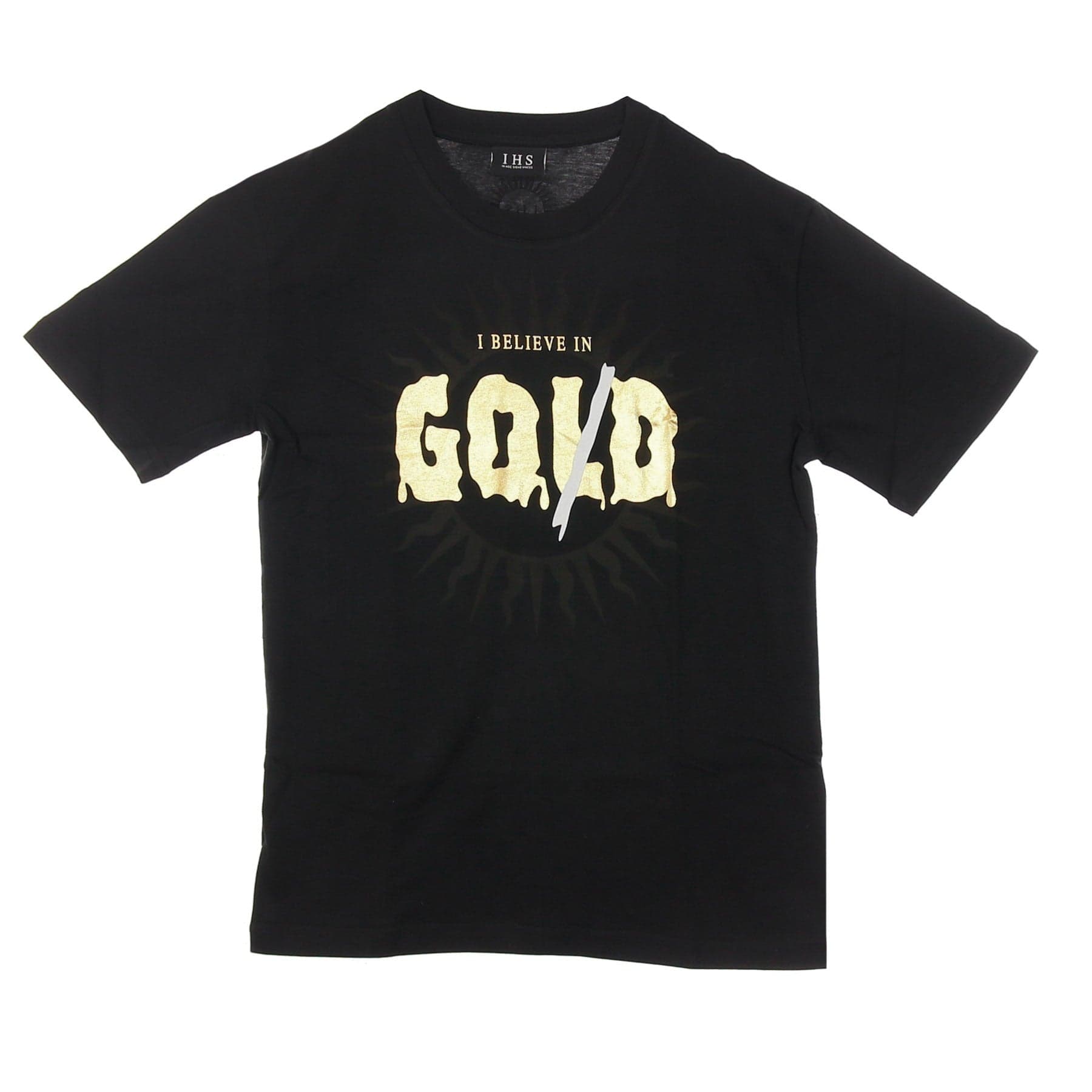 IHS Maglietta Uomo God Gold Tee Black - 5
