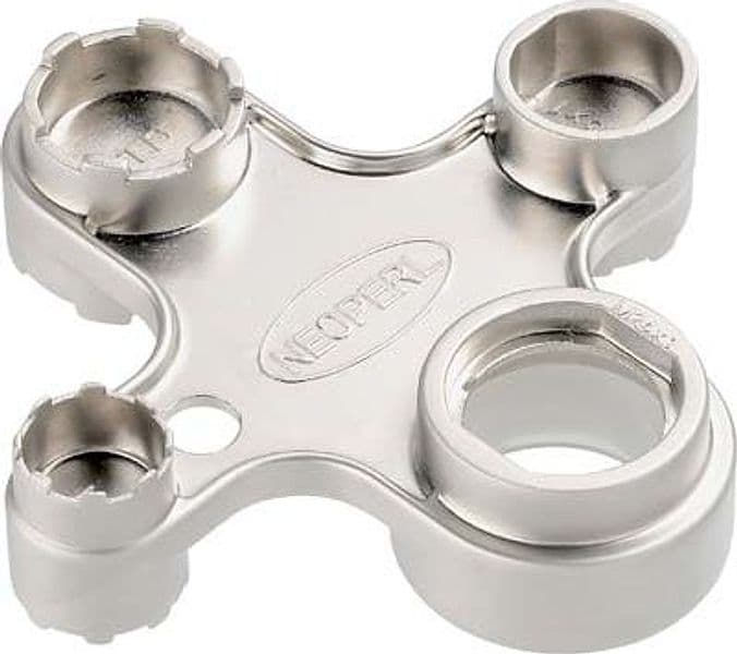 Chiave Aeratore Universale Neoperl Acciaio Nichelato - 2