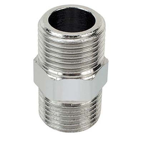 Nipplo Ottone Cromato 280 Gebo 1 2 M 10 Pezzi - 2