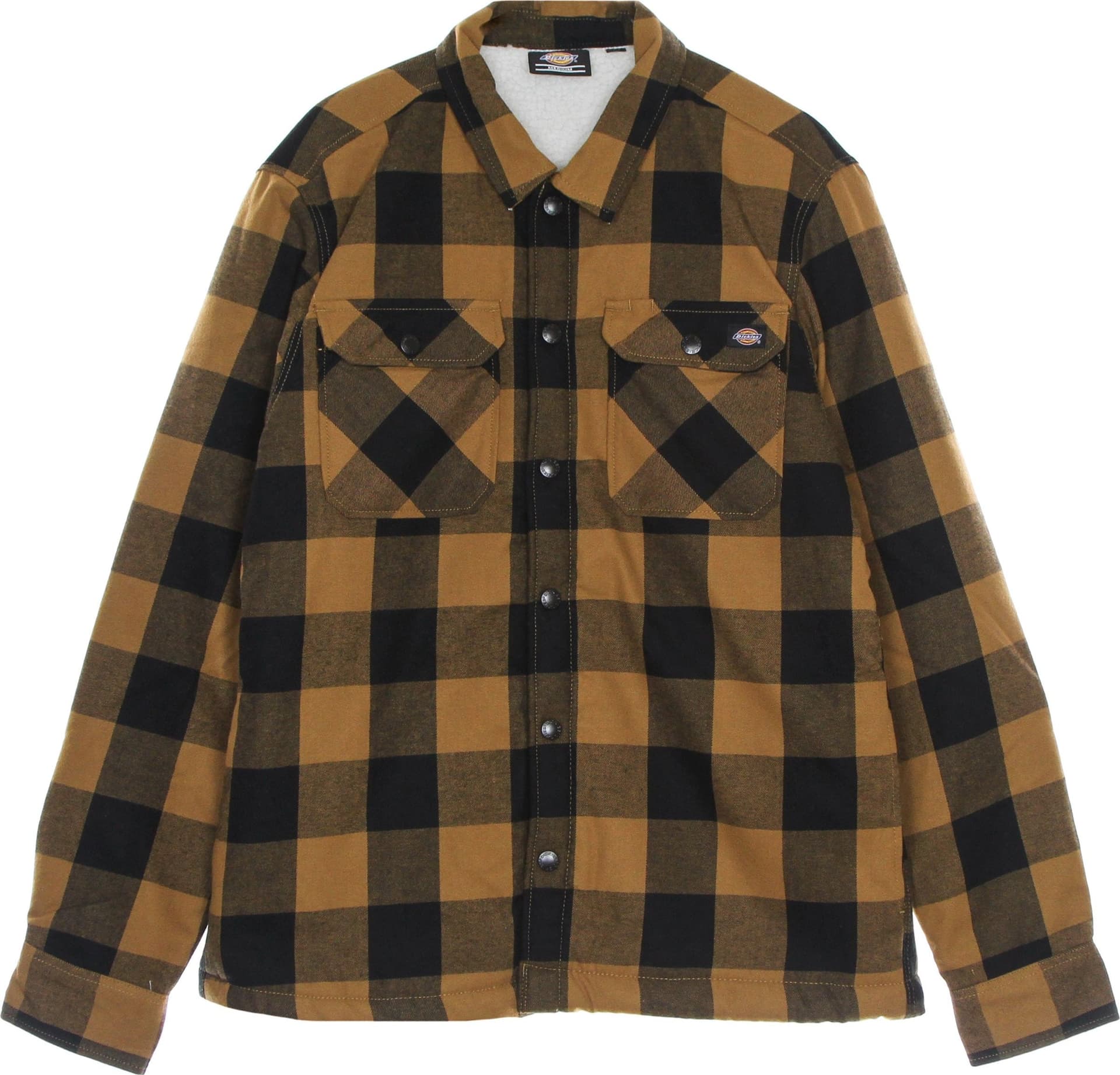 DICKIES Camicia Imbottita Uomo Sherpa Lined Sacramento Brown Duck