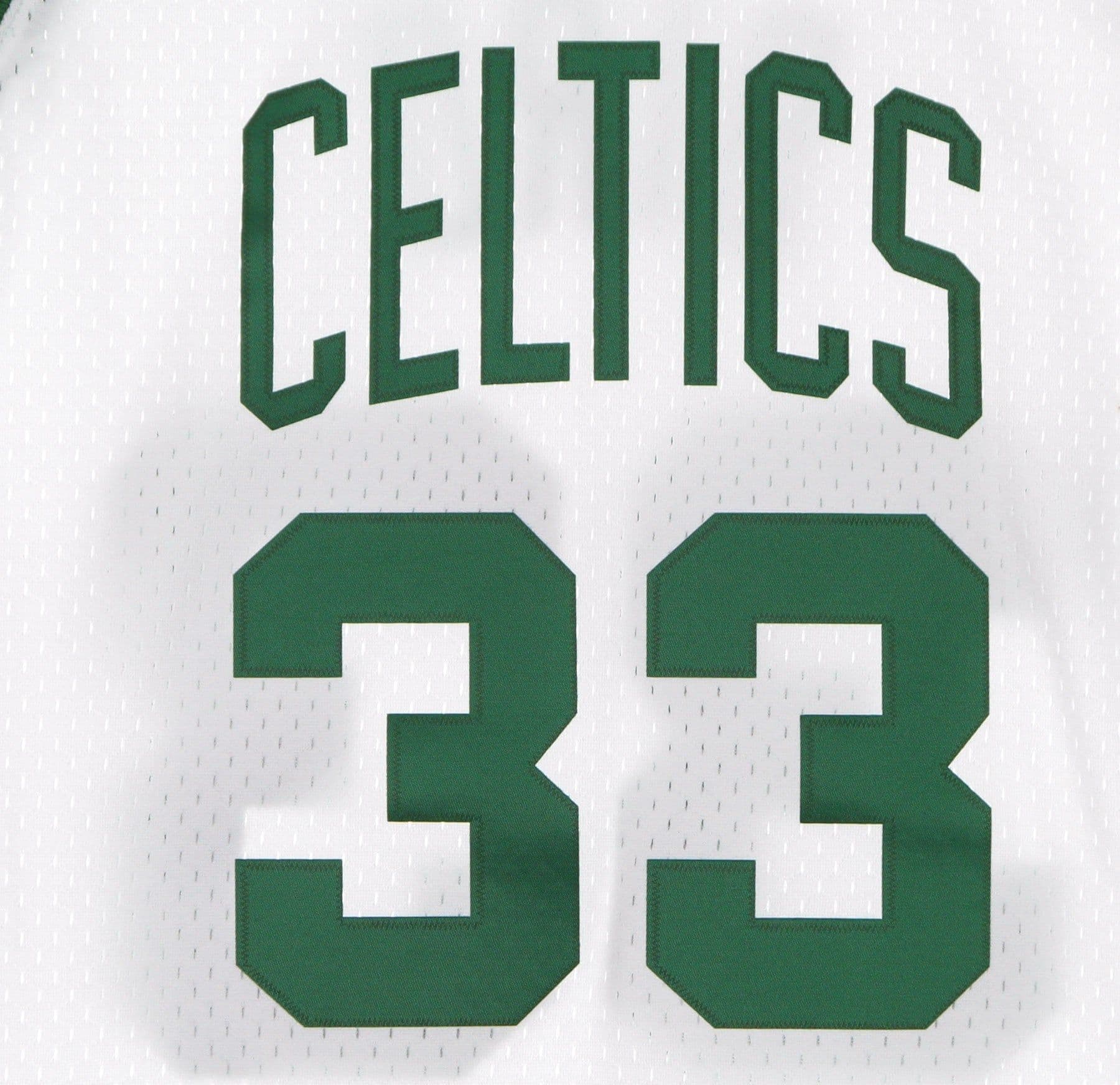 MITCHELL &amp; NESS Canotta Basket Uomo Nba Swingman Jersey Hardwood Classics No 33 Larry Bird 1985-86 Boscel Home Original Team Colors - 5