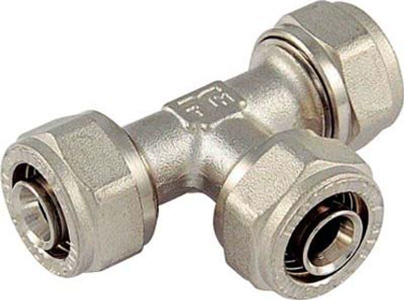 Tee Multistrato Bampi Ottone 20 mm 5 Pezzi