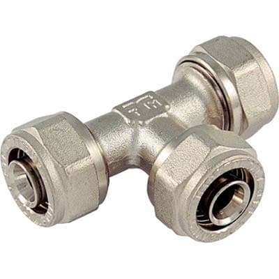 Tee Multistrato Bampi Ottone 20 mm 5 Pezzi - 2