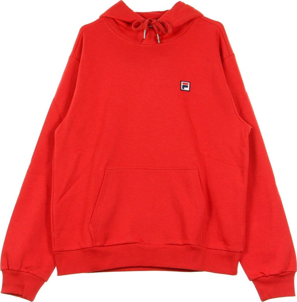 FILA Felpa Cappuccio Uomo Victor True Red - 5