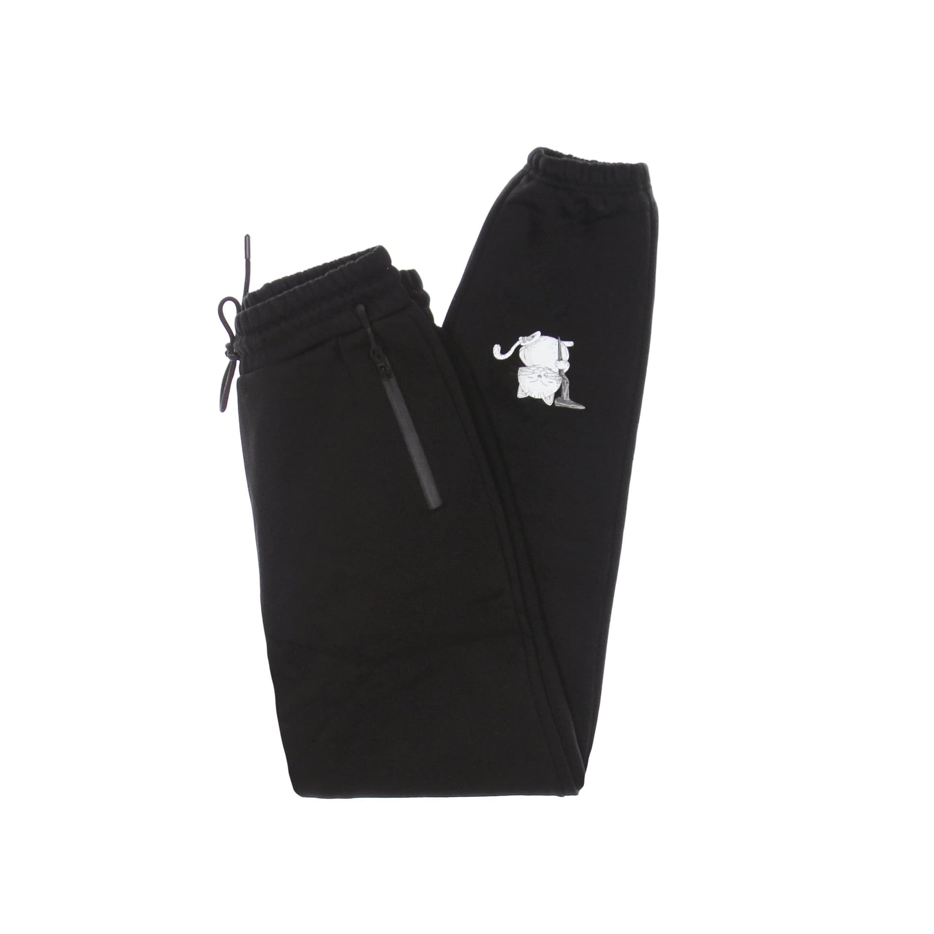 DOLLY NOIRE Pantalone Tuta Felpato Uomo Son Goku B/w Sweatpants X Dragon Ball Black - 9