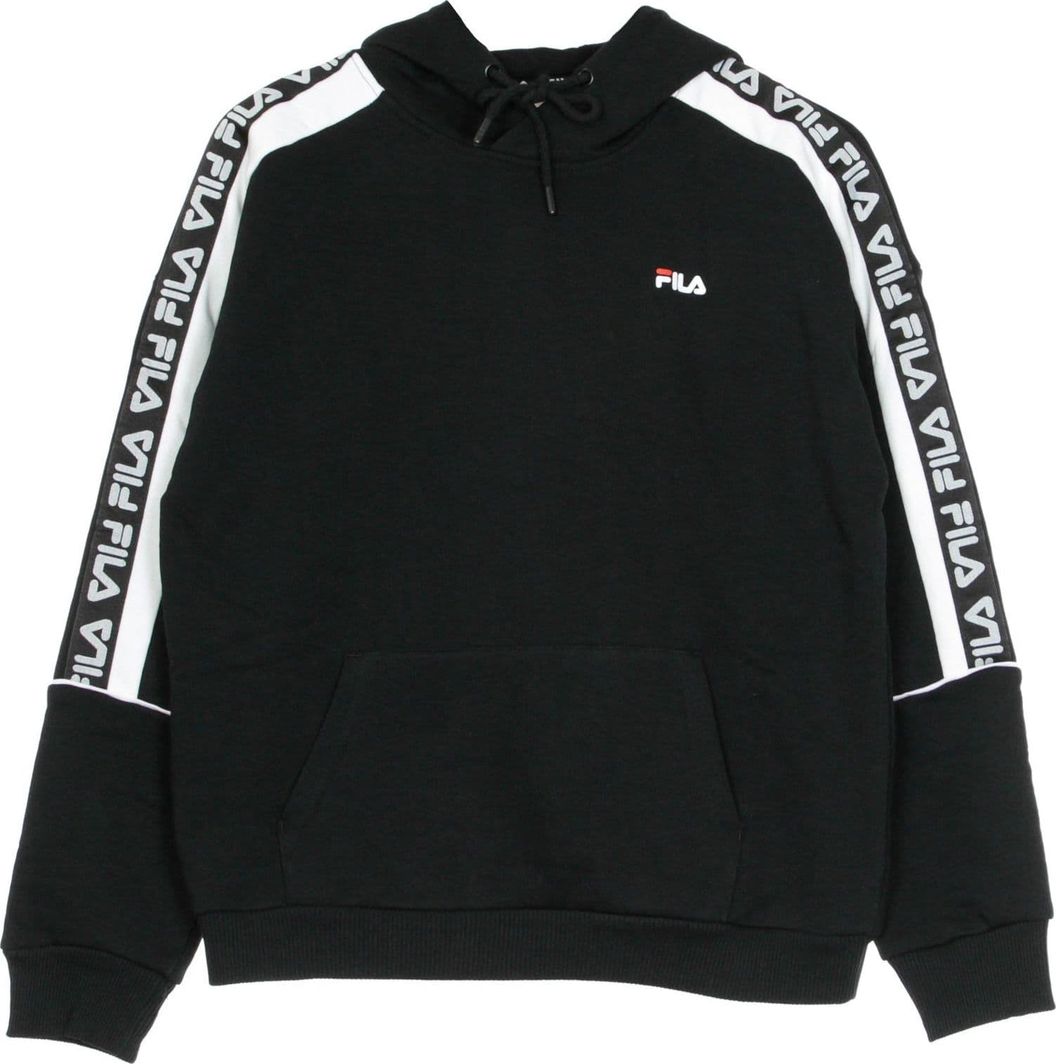 FILA Felpa Leggera Cappuccio Donna Tavora Hoody Black/bright White - 5
