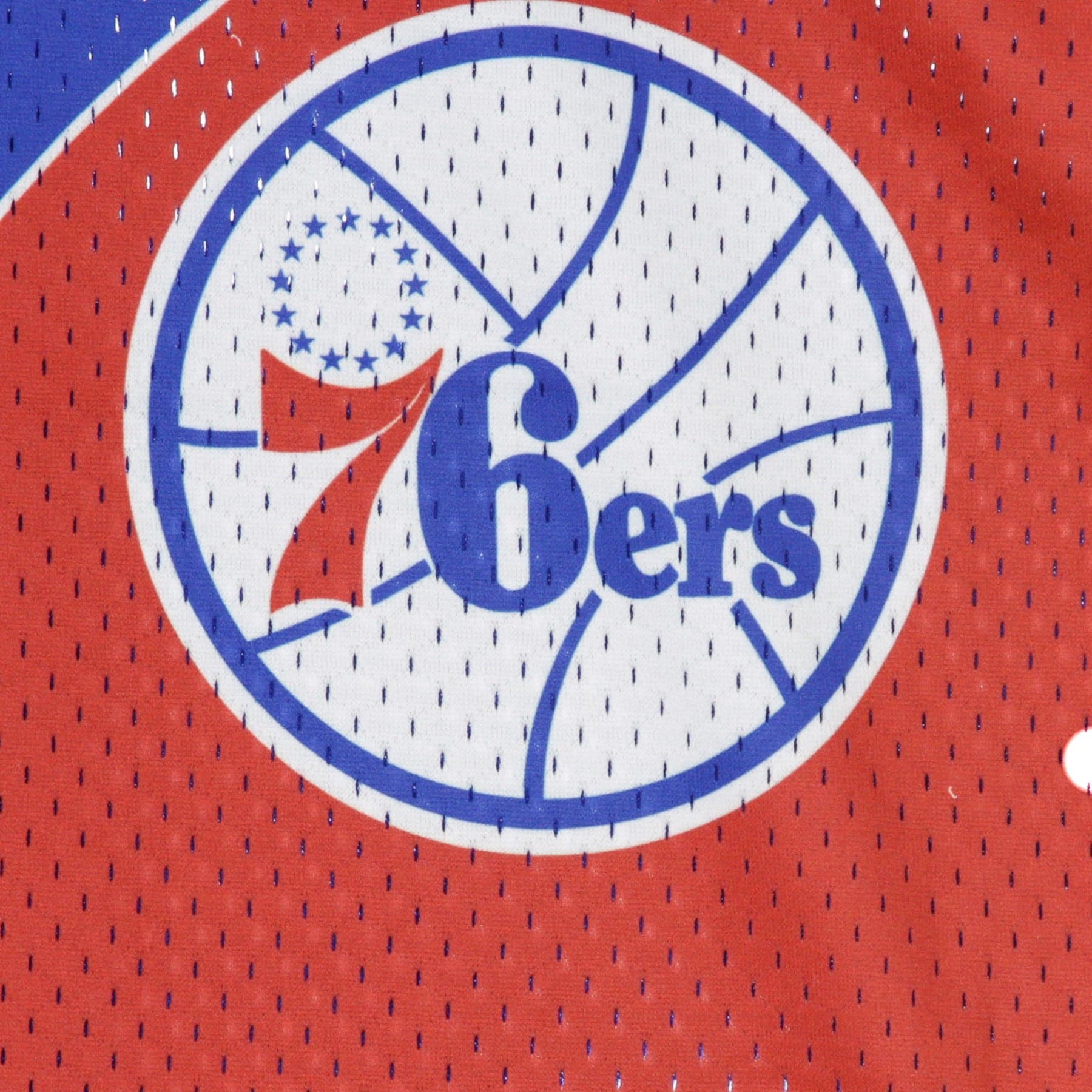 MITCHELL &amp; NESS Casacca Uomo Nba Game Winning Shot Mesh V-neck Phi76e Original Team Colors - 3