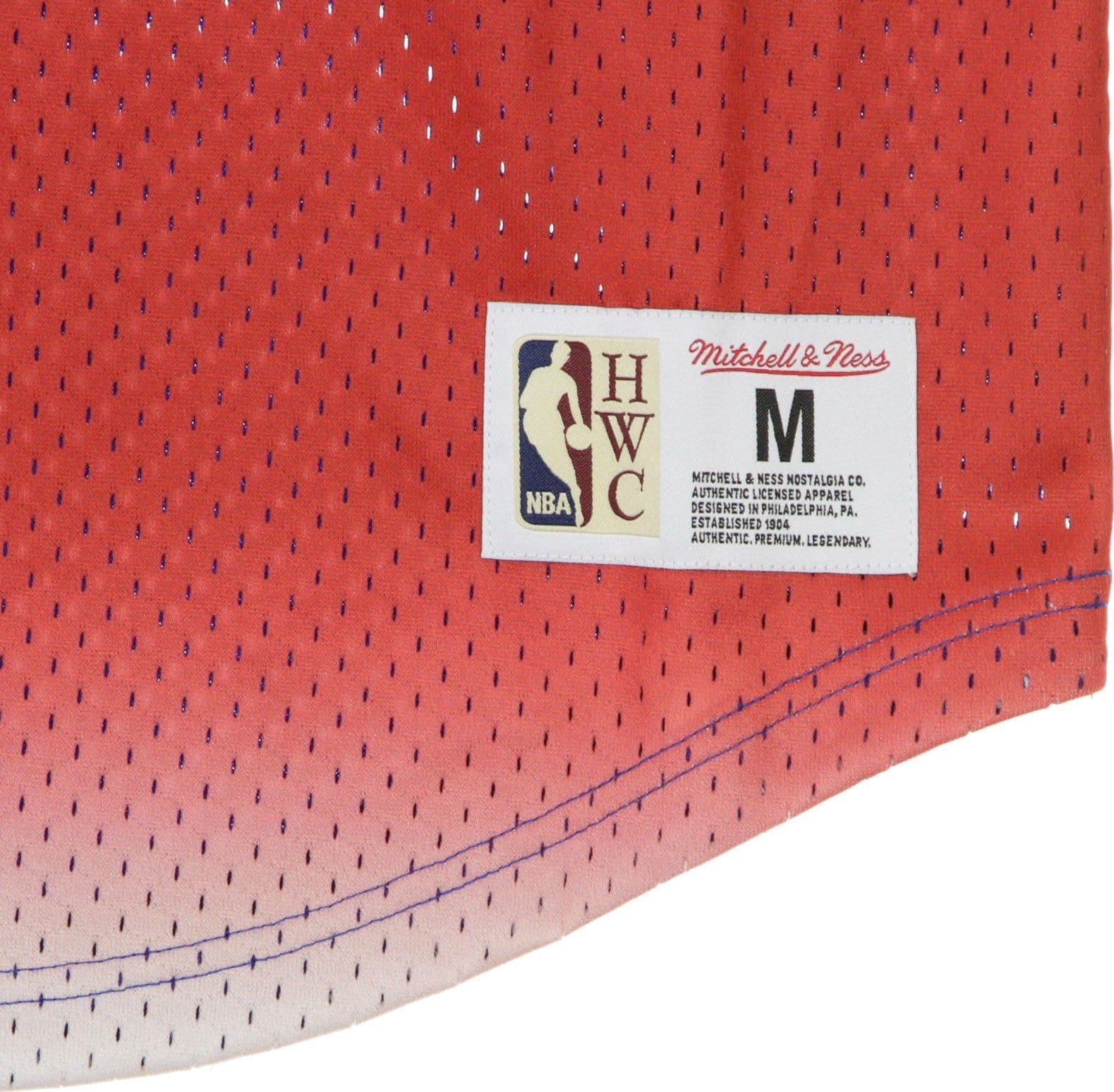 MITCHELL &amp; NESS Casacca Uomo Nba Game Winning Shot Mesh V-neck Phi76e Original Team Colors - 4