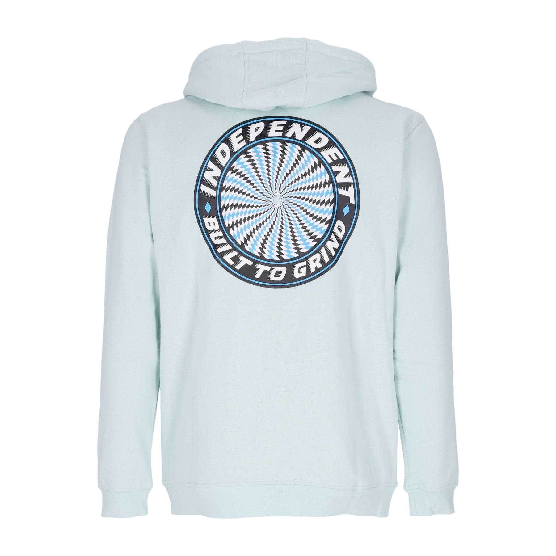 INDEPENDENT Felpa Cappuccio Uomo Abyss Hood Ice Blue - 4