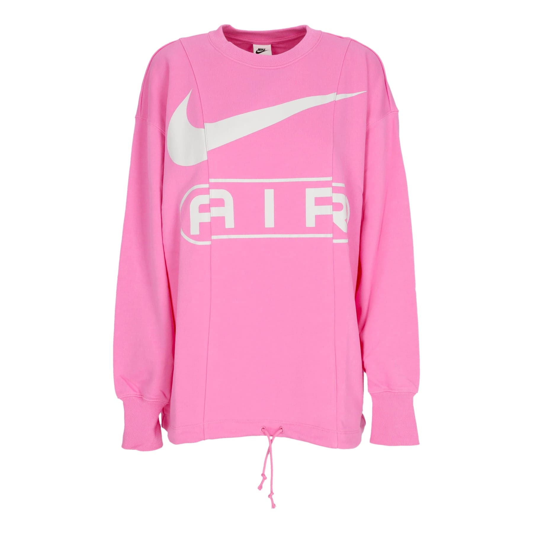 Nike Felpa Leggera Girocollo Donna W Sportswear Air Over-oversized Crewneck Playful Pink/photon Dust - 3